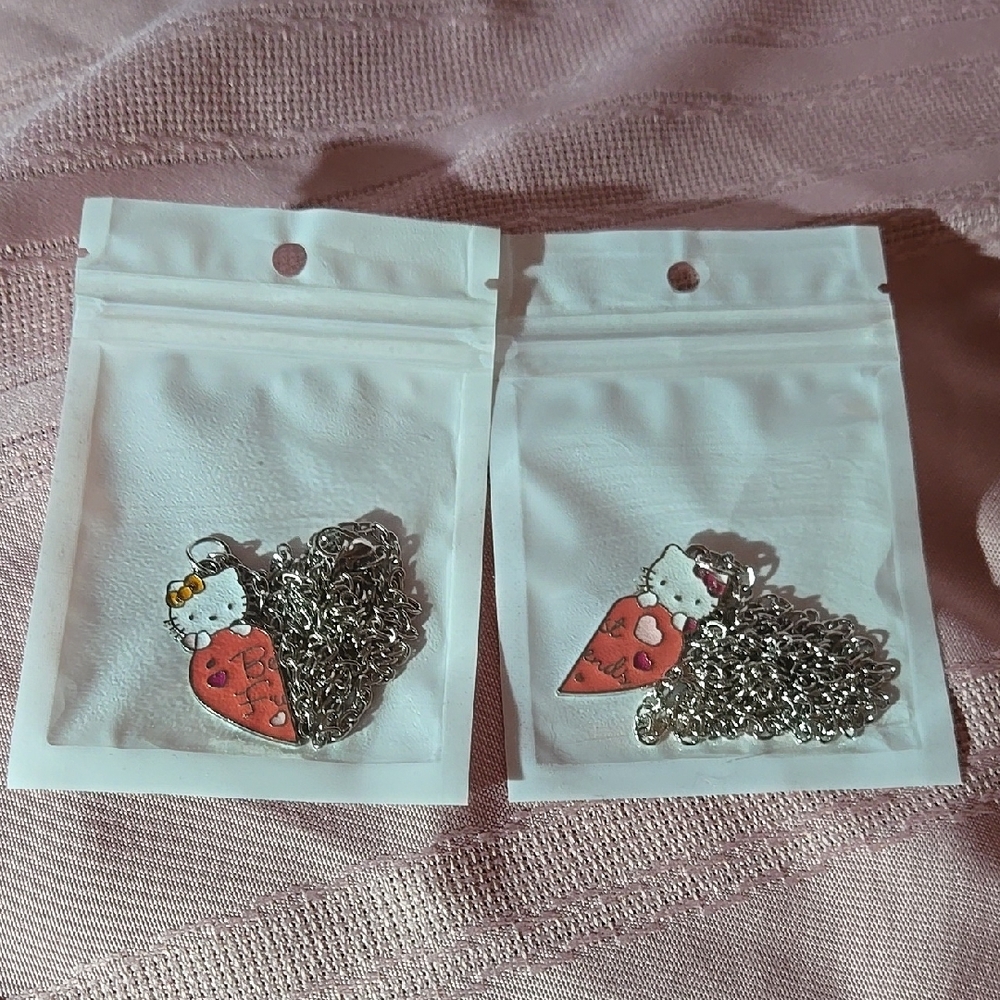 Hello Kitty Half a Heart Necklace
